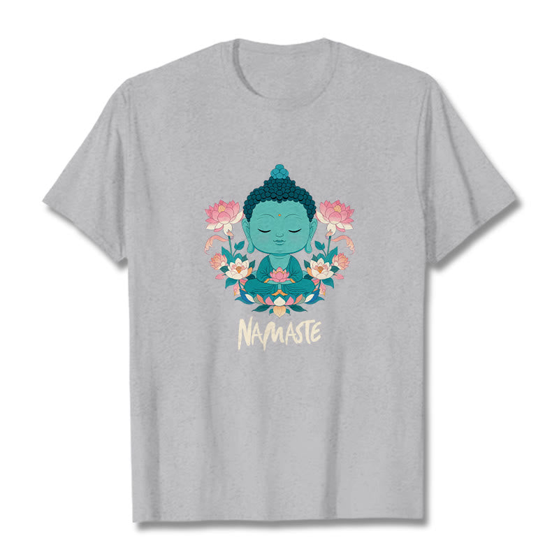 NAMASTE mystic zen Lotus Meditation Tee T-shirt