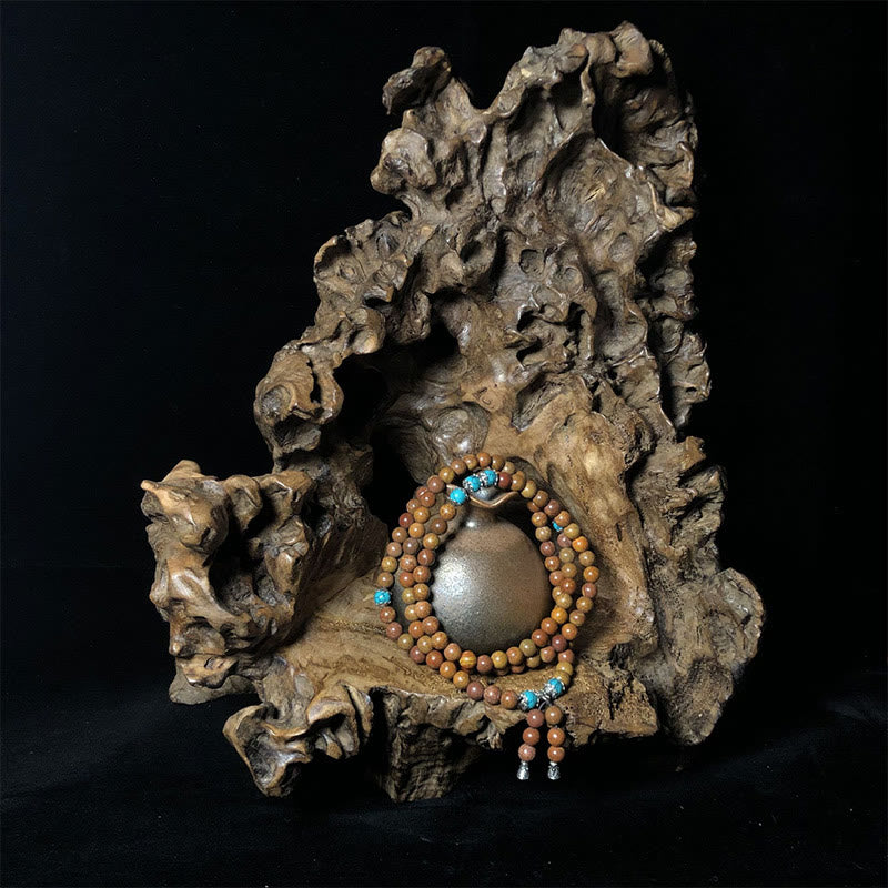 108 Mala Beads Bian Stone Healing Bracelet