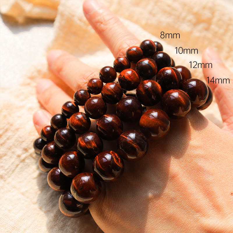 Natural Tiger Eye Healing Bead Bracelet