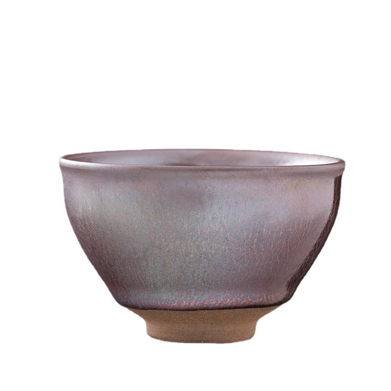 Chinese Pink Gold Jianzhan Porcelain Teacup Kung Fu Tea Cup