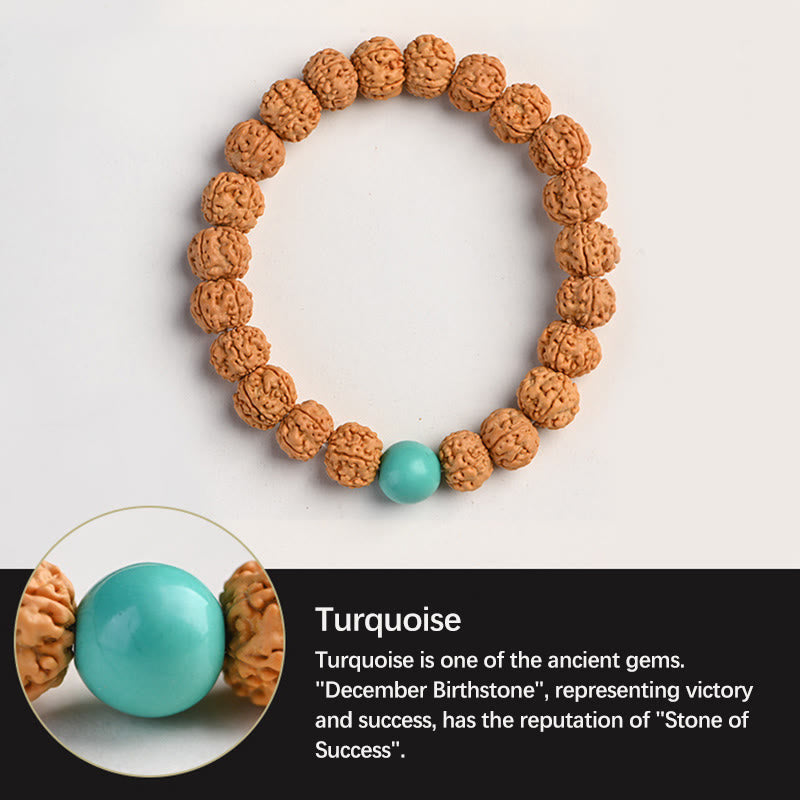 Tibet Rudraksha Bodhi Seed Wealth Auspiciousness Bracelet
