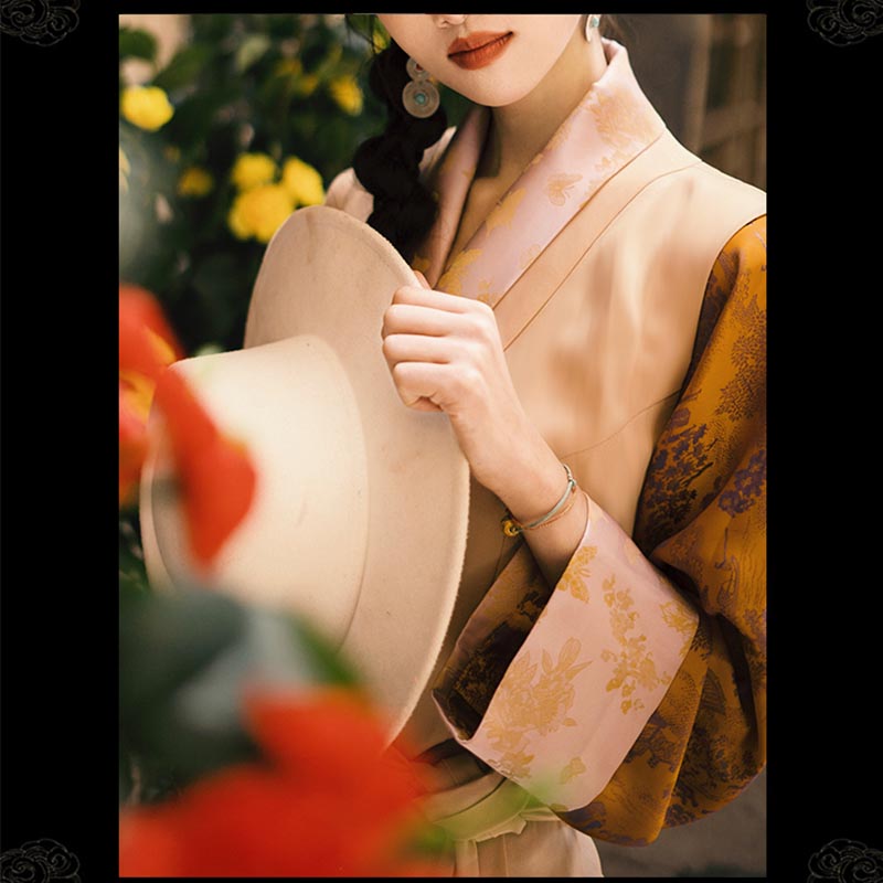 Tibetan Dress Clothing Lhasa Butterfly Top Dress Improved Hanfu Women Clothing