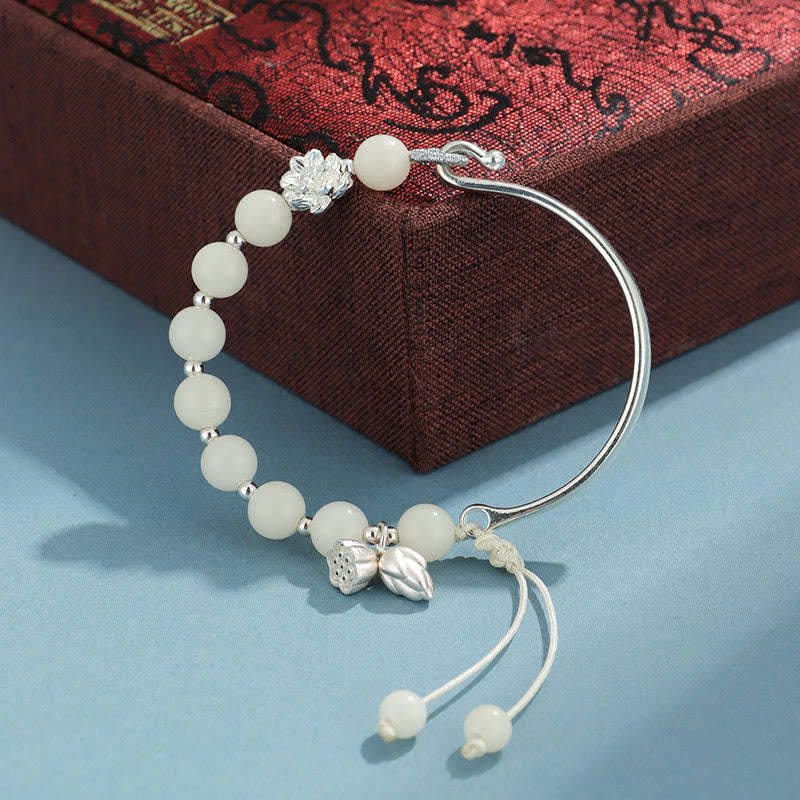 Bodhi Seed Butterfly Lotus Luck Wealth Bracelet Bangle