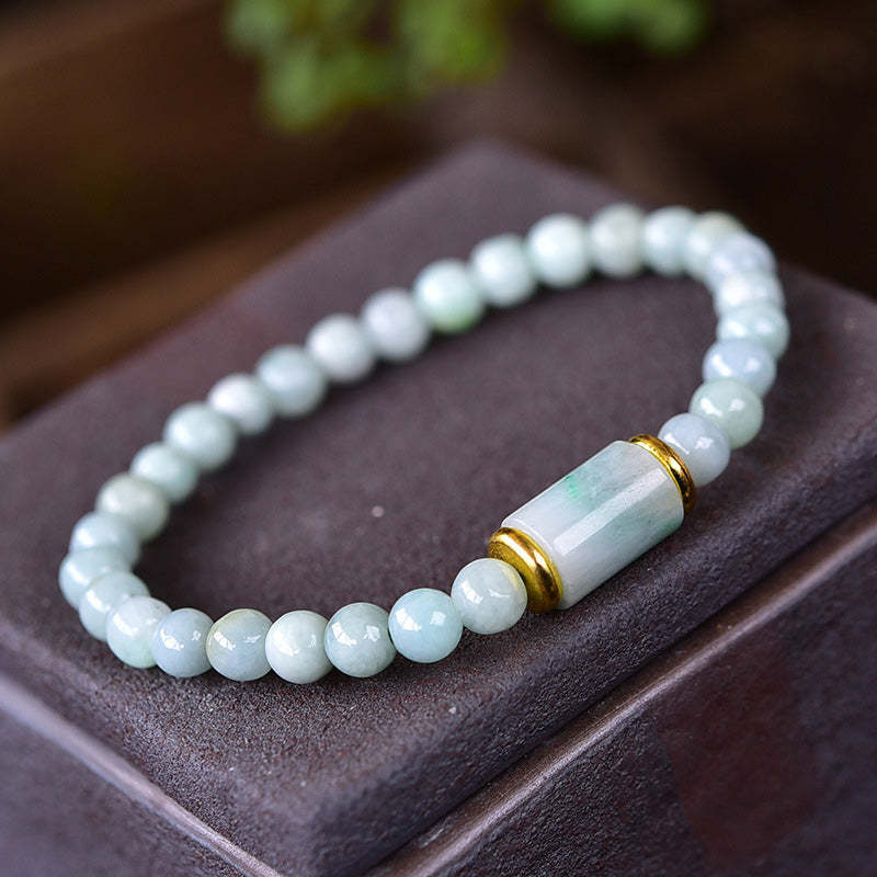 Natural Jade Luck Prosperity Bracelet