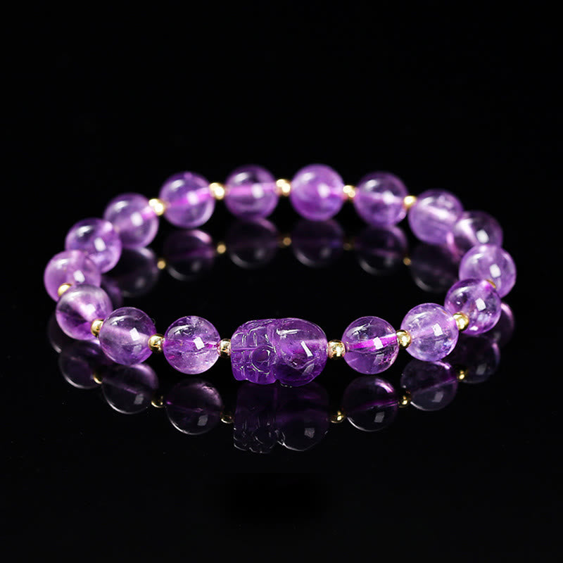 Various Crystal PIXIU Pink Crystal Warmth Bracelet