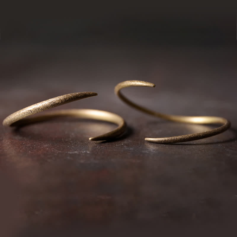 Simple Design Copper Luck Adjustable Cuff Bracelet