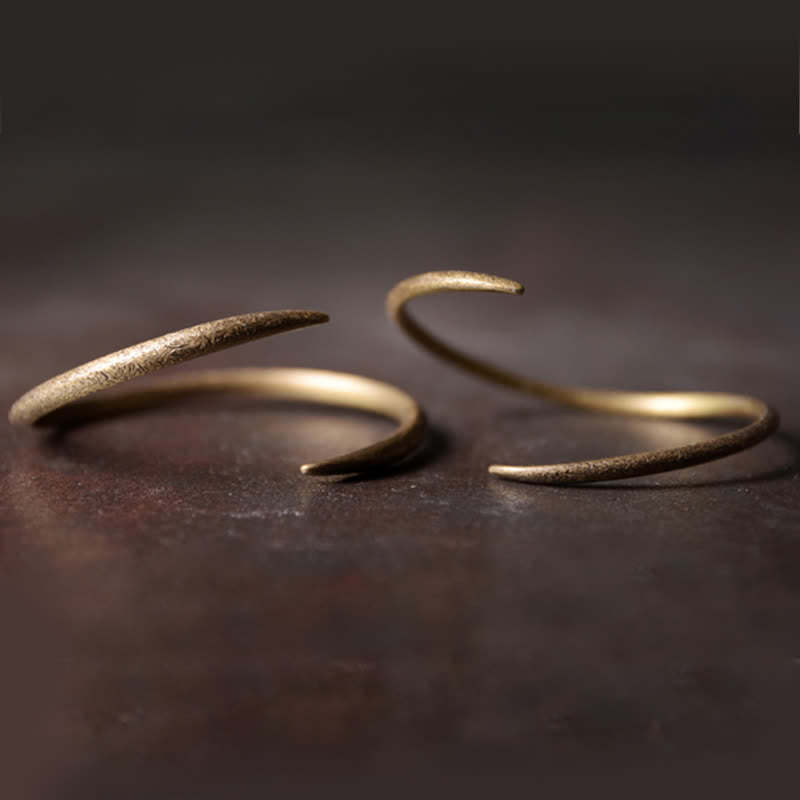 Simple Design Copper Luck Adjustable Cuff Bracelet