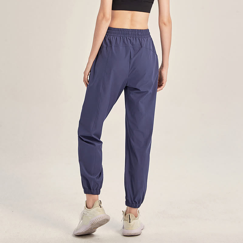 Fitness Yoga Sports Track Pants With Pockets
