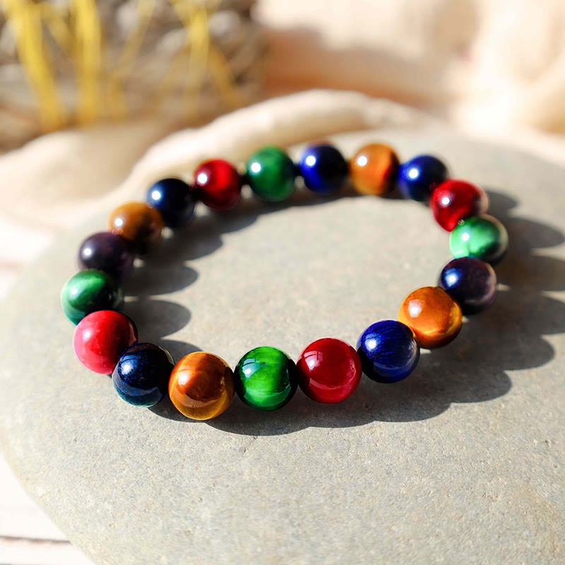 mystic zen Stone Various Tiger Eye Confidence Bracelet