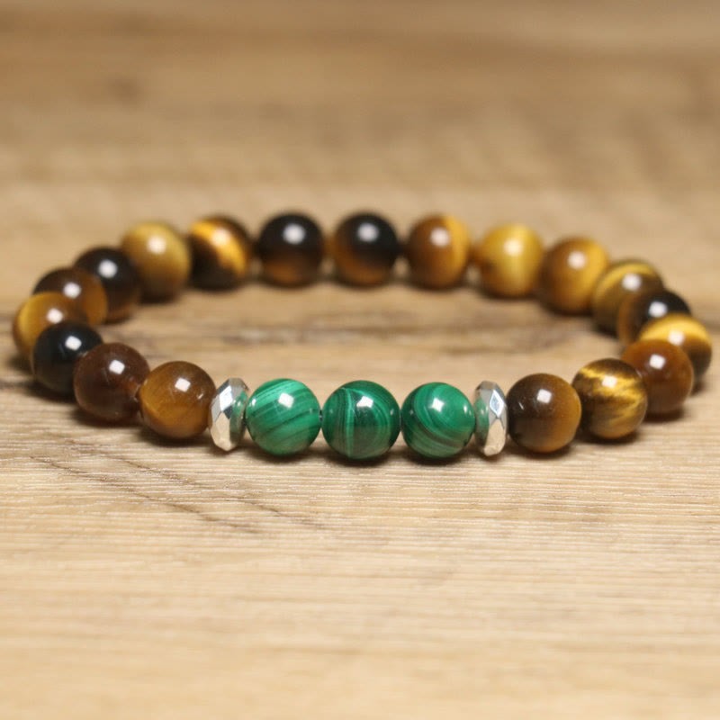Tiger Eye Green Tiger Eye Courage Bracelet