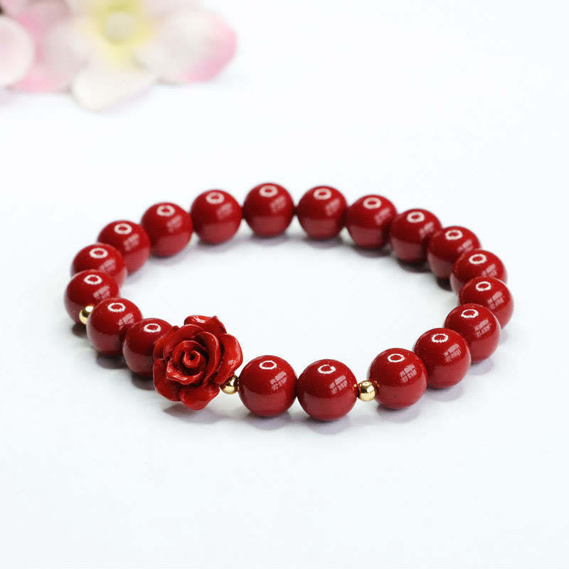 Cinnabar Rose Calm Bracelet