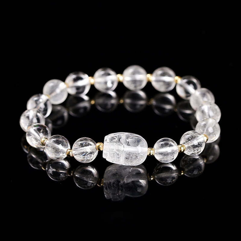 Various Crystal PIXIU Pink Crystal Warmth Bracelet