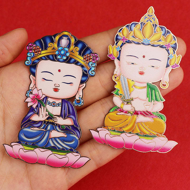 Chinese Zodiac Natal mystic zen Blessing Wealth Fortune Fridge Phone Sticker