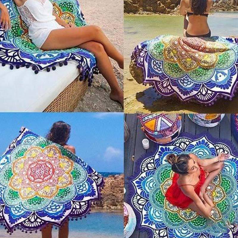 Tibetan Mandala Harmony Mat Decoration