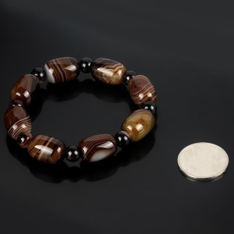 Natural Sardonyx Courage Happiness Bracelet
