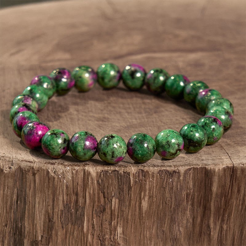 Ruby Zoisite Connection Bracelet