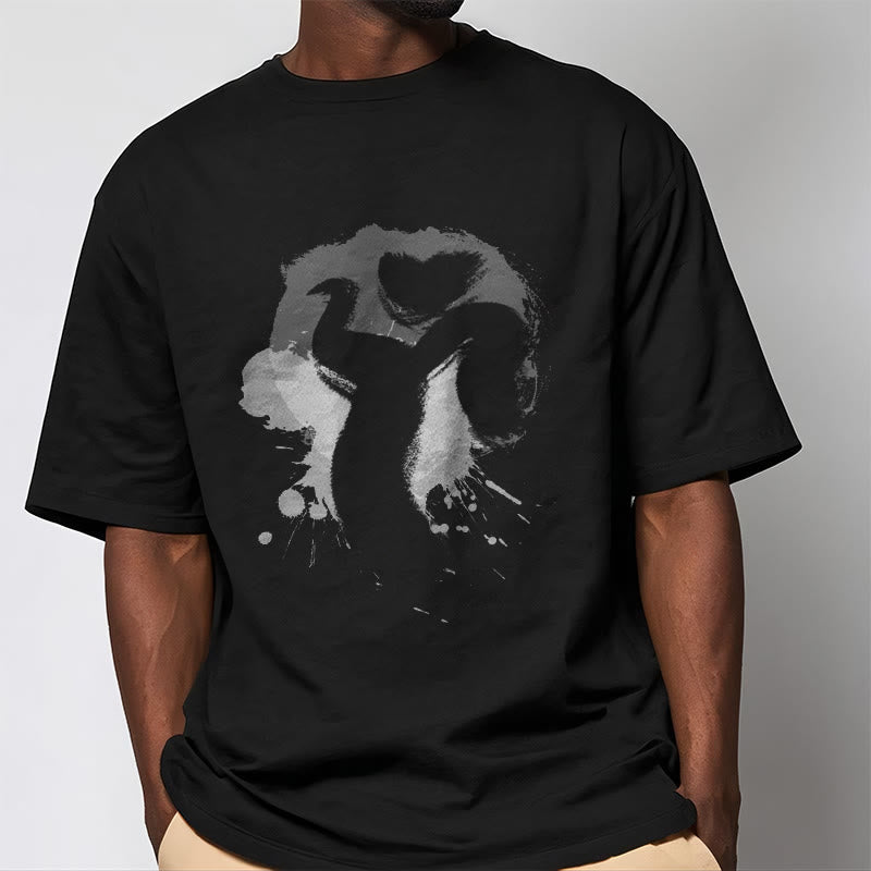 OM Swan Cotton Tee T-shirt