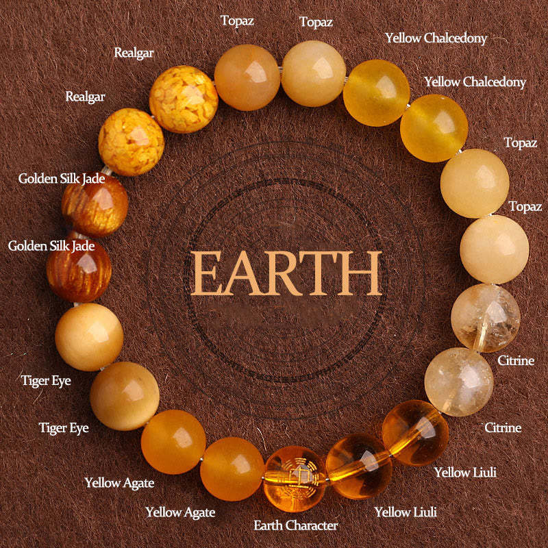 Five Elements Various Agate Balance Luck Bracelet