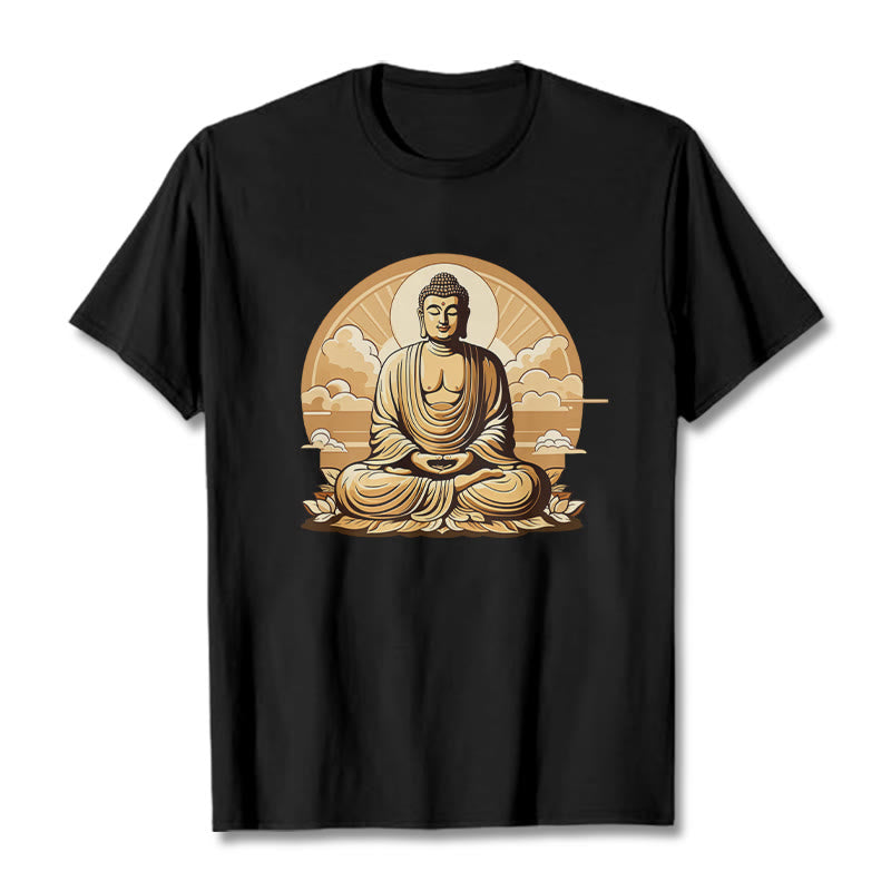 Sun Auspicious Clouds mystic zen Tee T-shirt