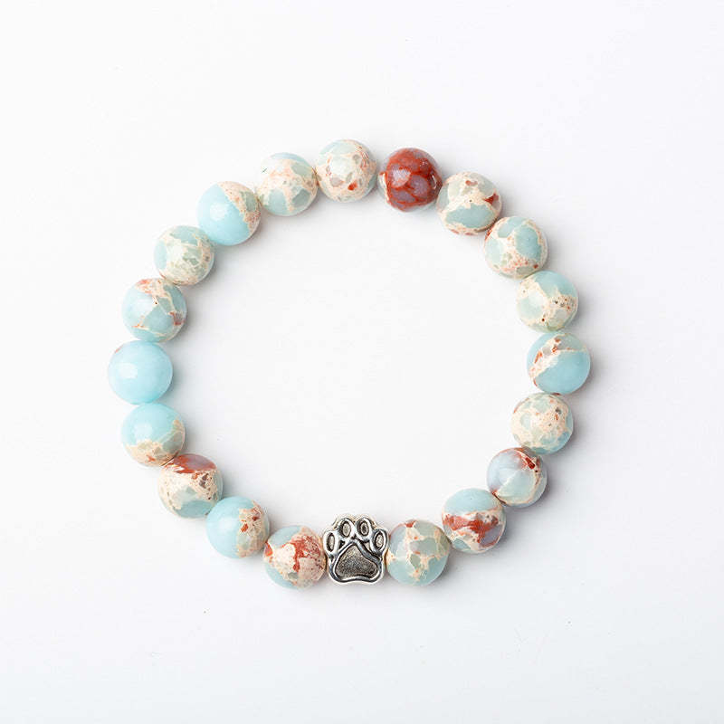 Chinese Zodiac Natural Black Obsidian Cinnabar Purification Bracelet