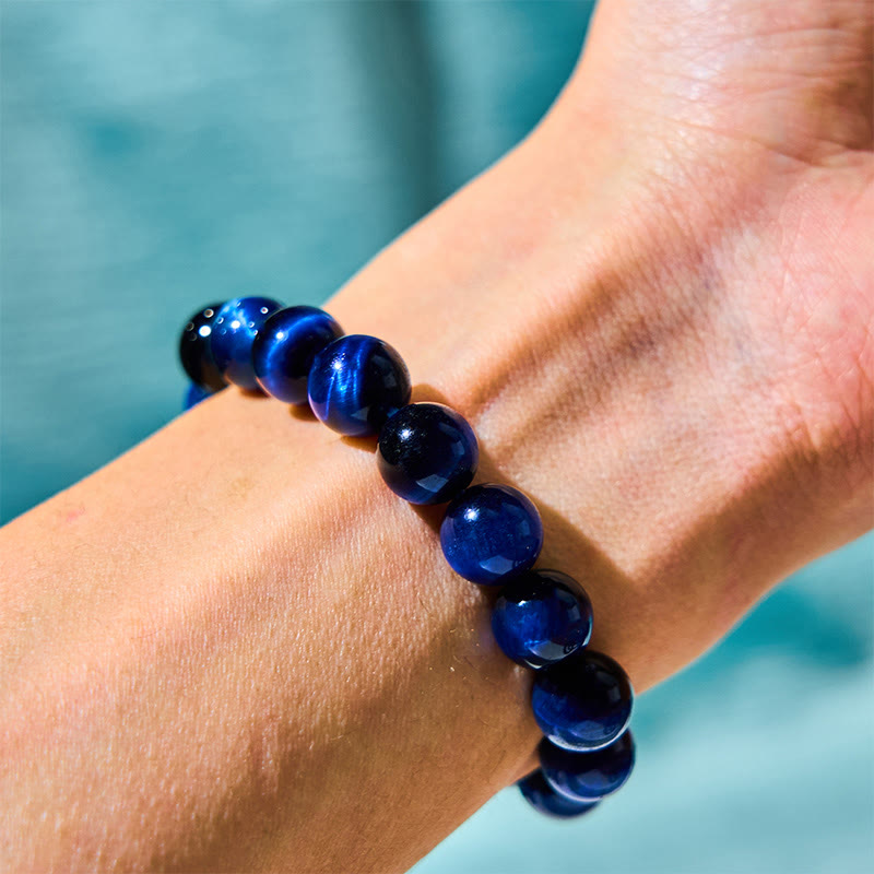 Blue Tiger Eye Protection Bracelet
