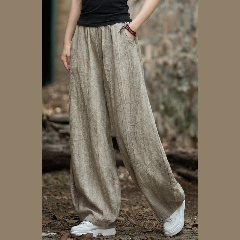 Retro Tie Dye Harem Pants Casual Women's Yoga Pants With Pockets