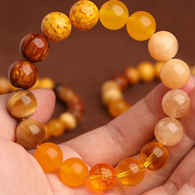 Five Elements Various Agate Balance Luck Bracelet