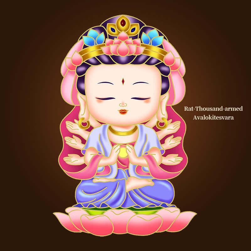 Chinese Zodiac Natal mystic zen Blessing Wealth Fortune Fridge Phone Sticker