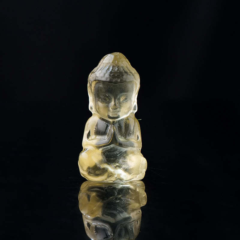 Various Crystal Amethyst Pink Crystal White Crystal Citrine mystic zen Carved Spiritual Healing Necklace Pendant Decoration (Extra 30% Off | USE CODE: FS30)