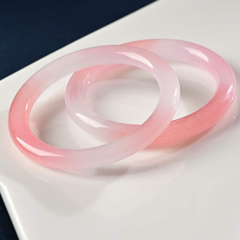 Pink Crystal Love Warmth Bracelet Bangle