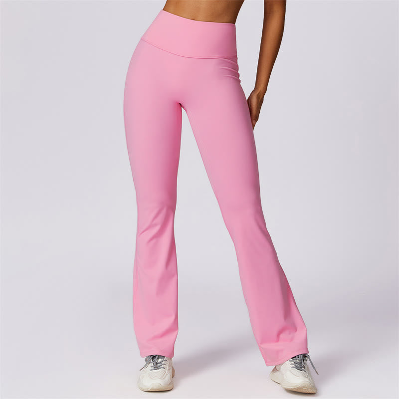 High Waist Flare Pants For Sports Fitness Yoga