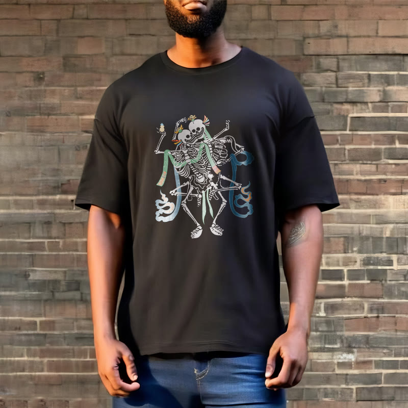 Tibetan The Lord Of The Corpse Forest Design Tee T-shirt