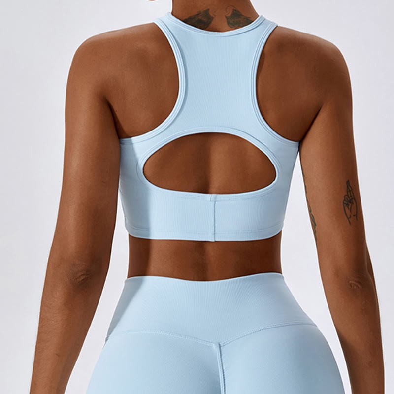 Sleeveless Crop Tank Top Flared Pants Sports Fitness Yoga