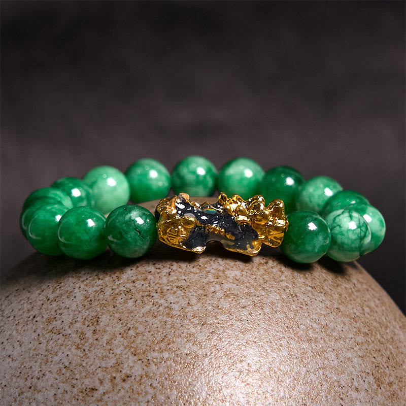 FengShui PiXiu Jade Protection Bracelet