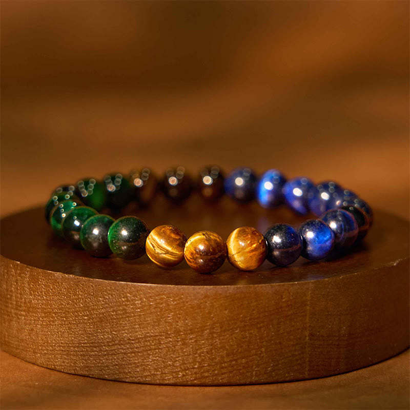 mystic zen Stone Various Tiger Eye Confidence Bracelet