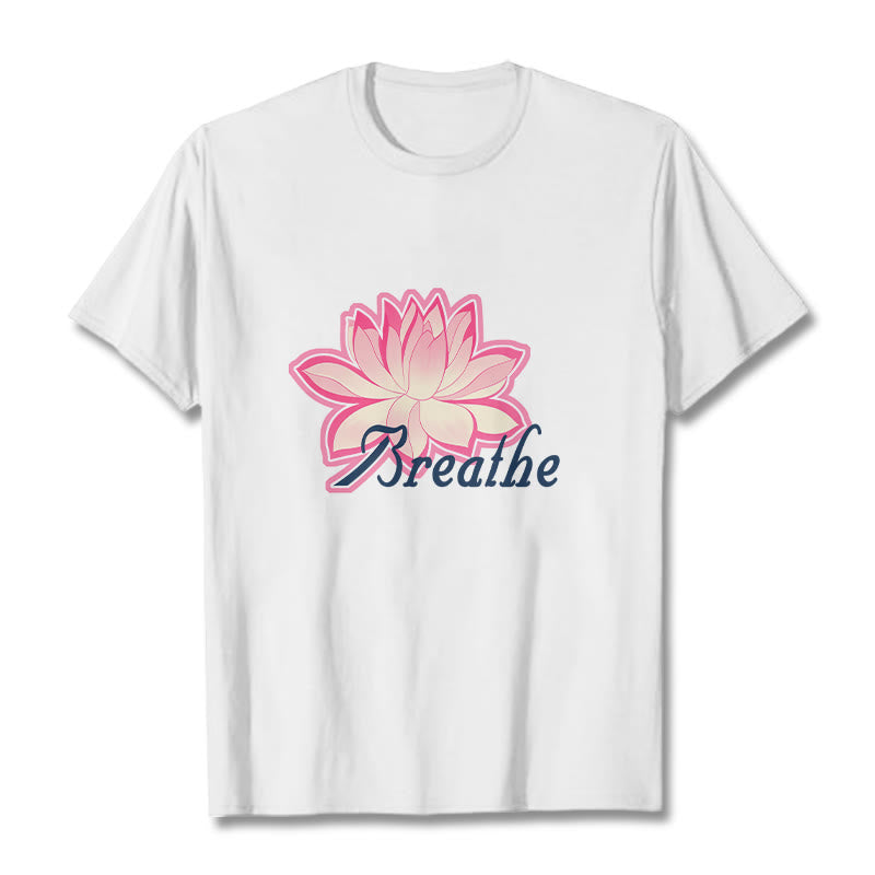 BREATHE Lotus Flower Tee T-shirt