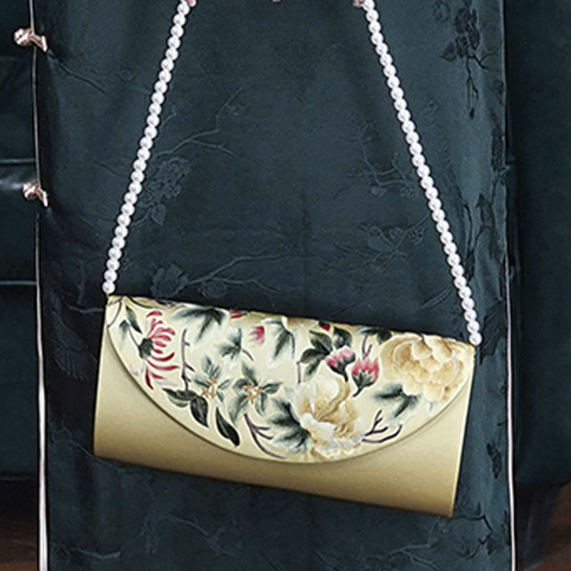 Su Embroidery Wedding Shopping Purse Handbag Crossbody Bag