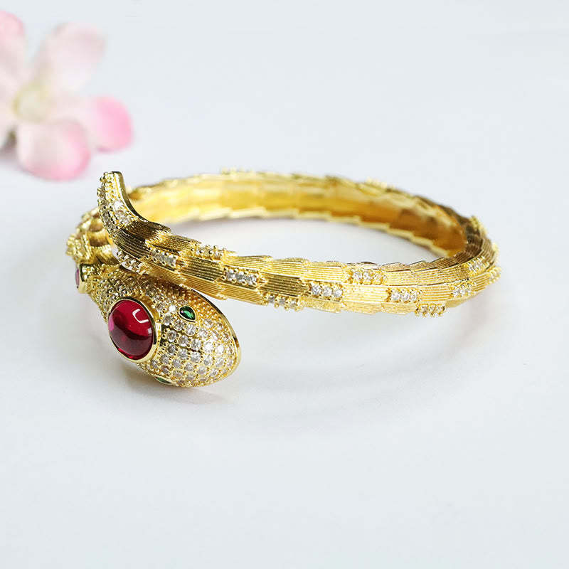 Copper Year of the Snake Strength Bracelet Bangle