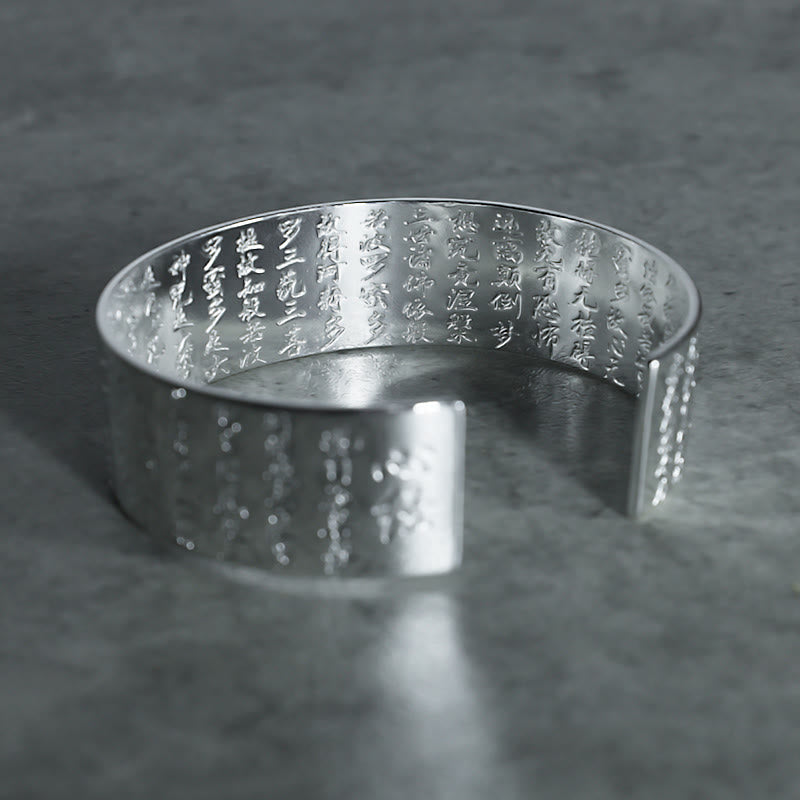 Tibetan Lotus White Copper Luck Bracelet