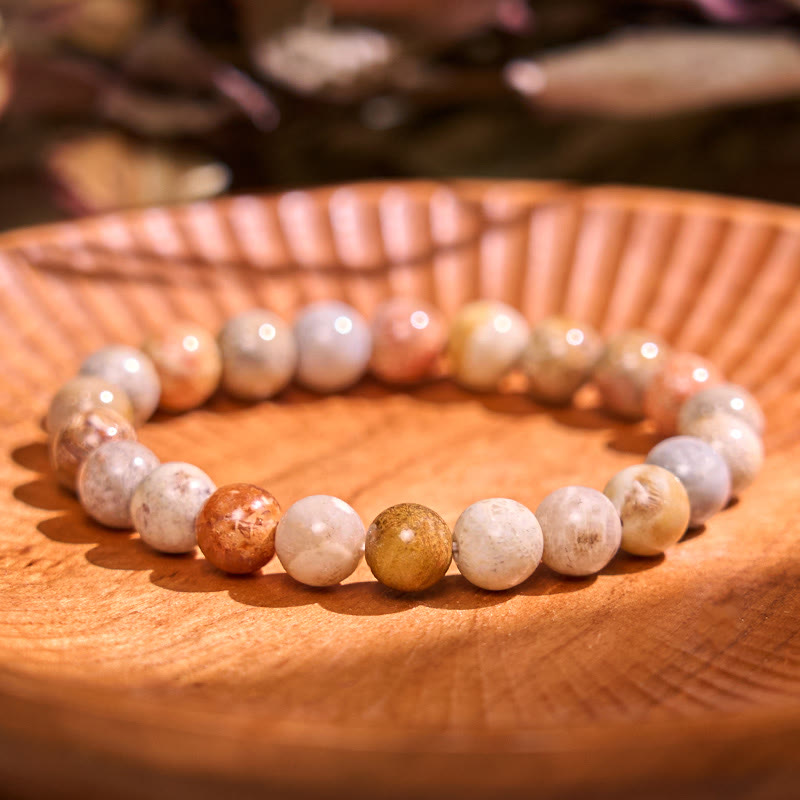 Fossil Coral Compassion Bracelet