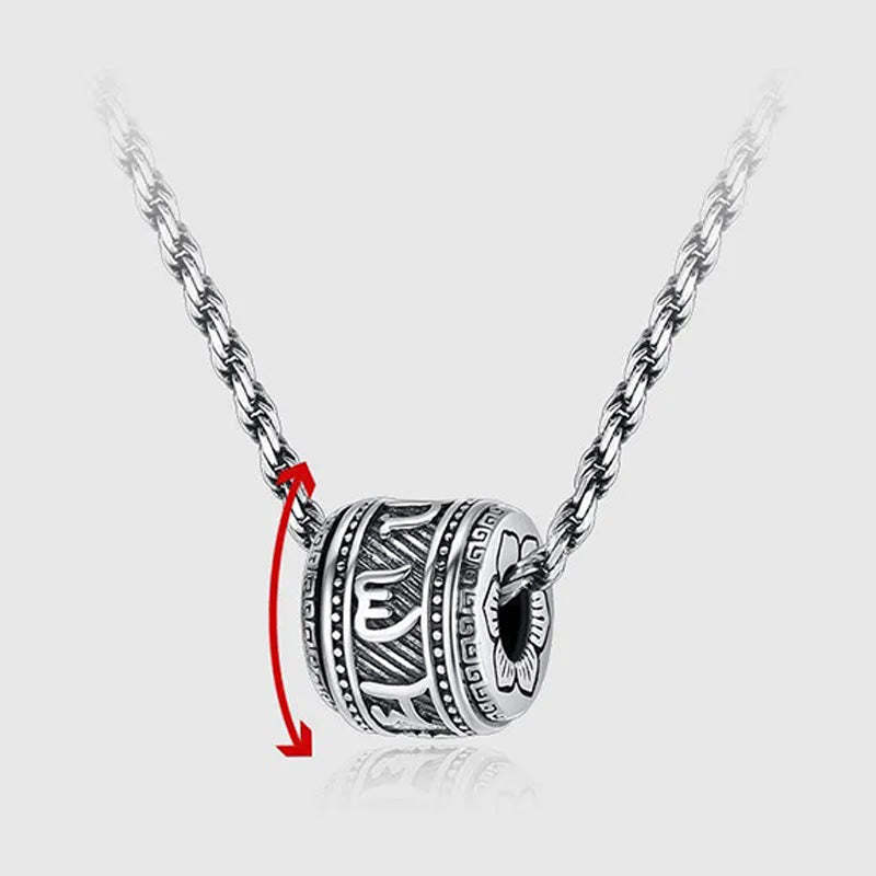 Tibet Om Mani Padme Hum Protection Necklace Pendant