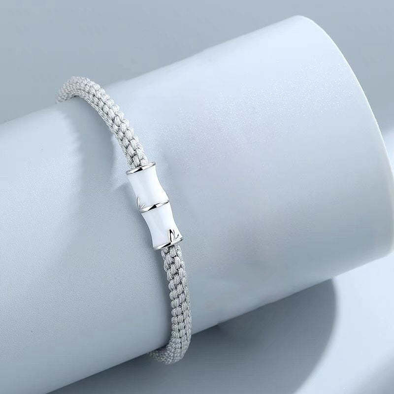 Bamboo Pattern Healing Couple Rope Bracelet
