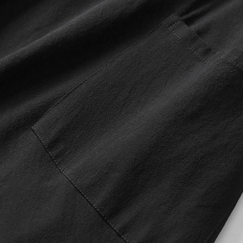 Fall Men's Cotton Mid-length Coat Double-sided Jacket