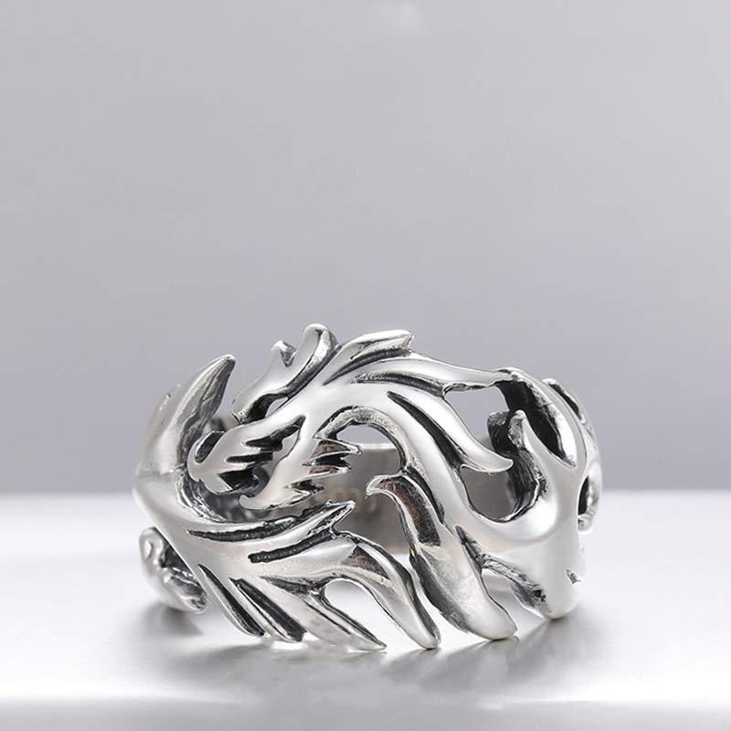 Dragon Pattern Protection Strength Adjustable Ring