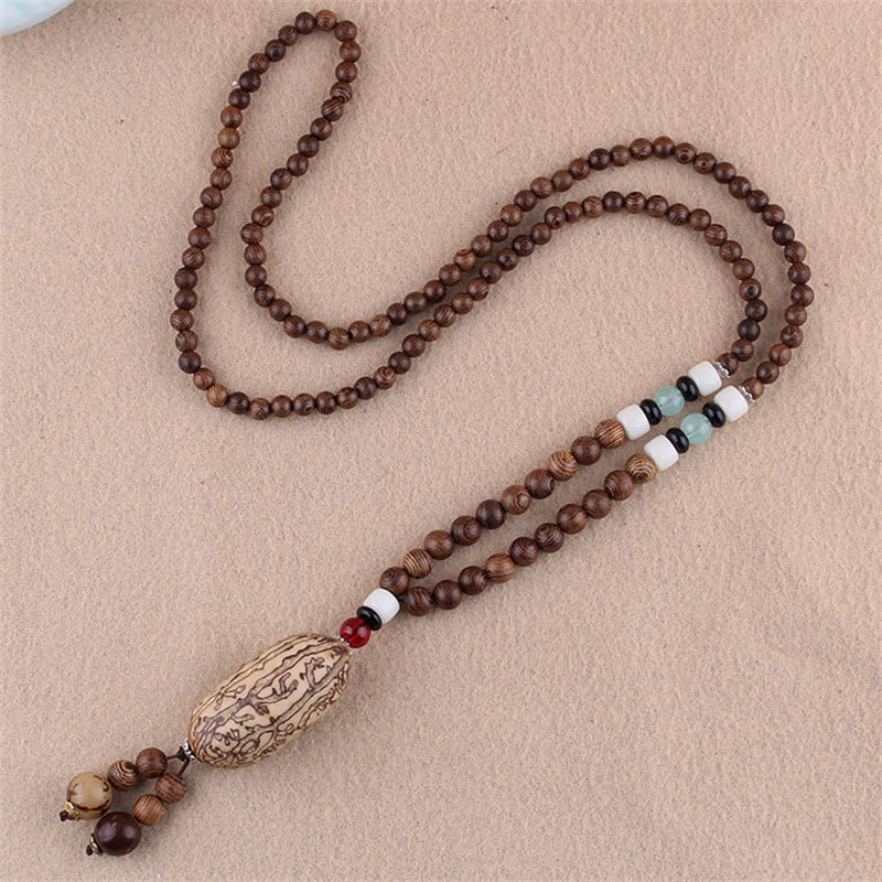 Chinese Zodiac Natal mystic zen Green Sandalwood Lotus Engraved Positive Home Decoration