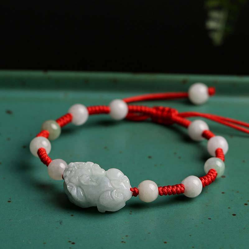 Natural Jade PiXiu Luck Bracelet