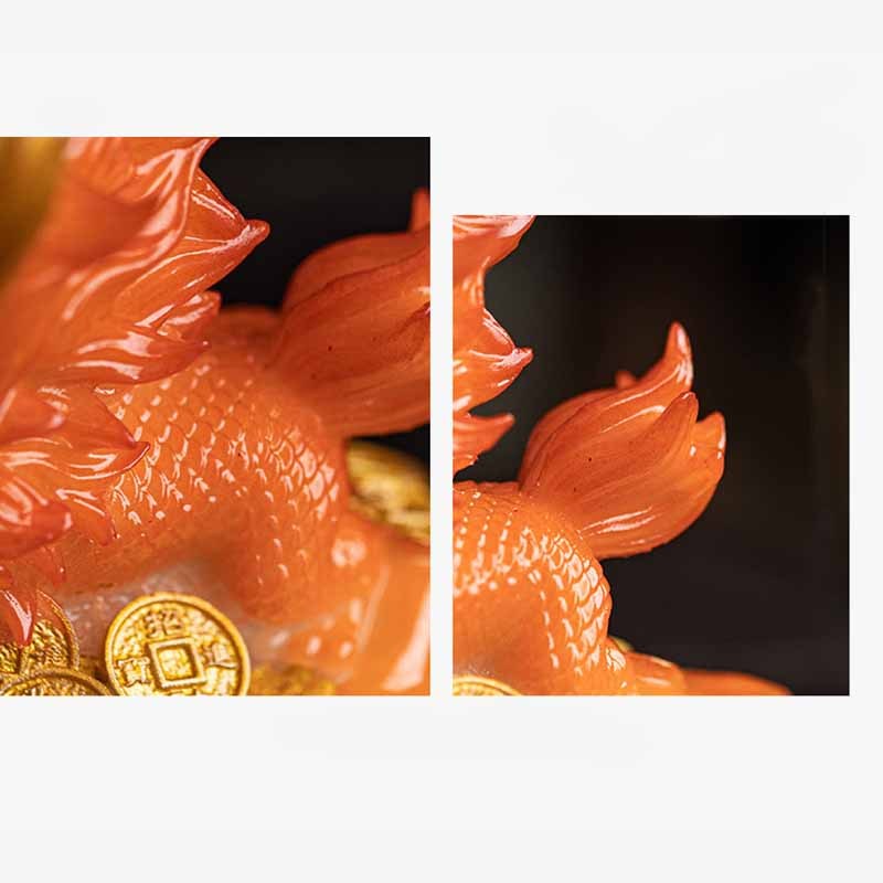 Color Changing Small Kirin Resin Tea Pet Home Figurine Decoration