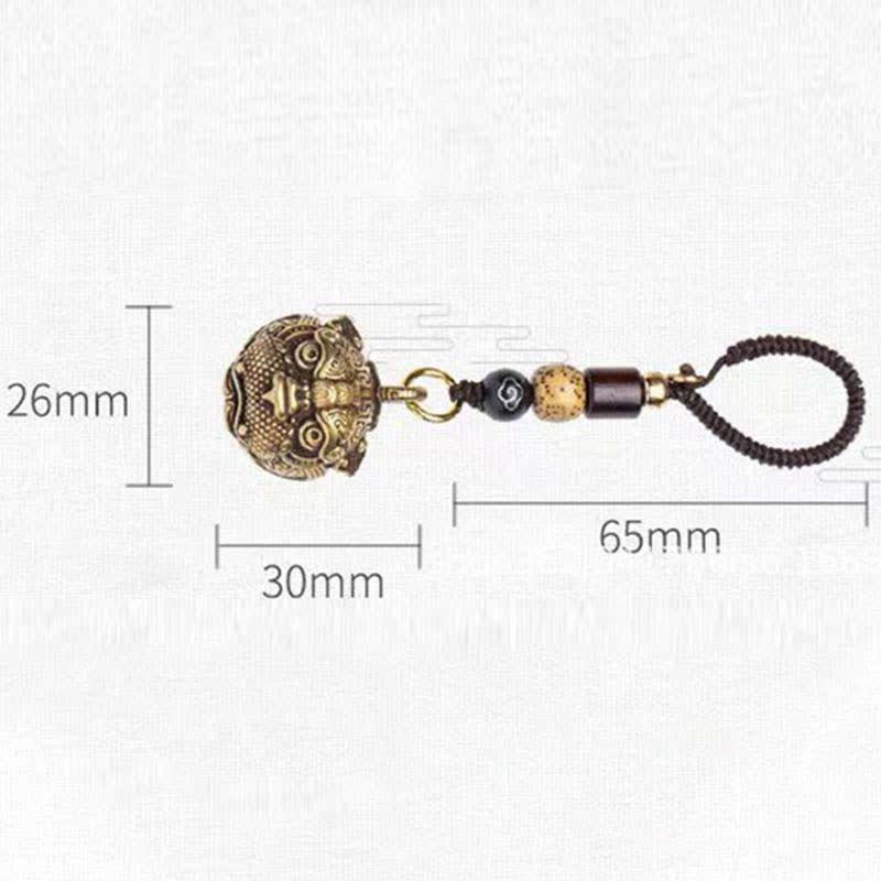PiXiu Wealth Copper Key Chain