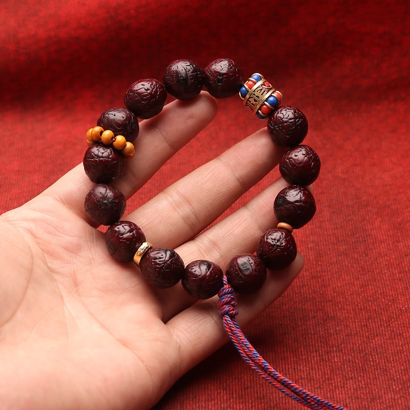 Bodhi Seed Bead Peace Calm Tassel Bracelet
