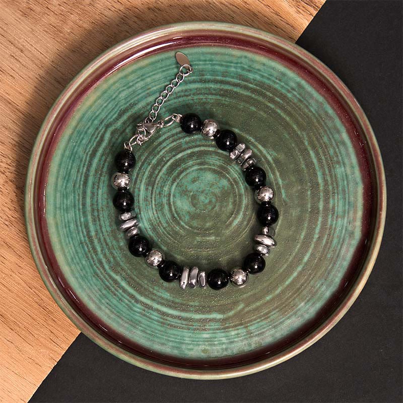 Black Onyx Fortune Bracelet